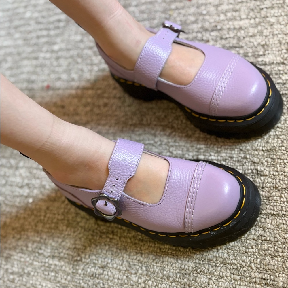 Kids Purple Mary Jane Shoes